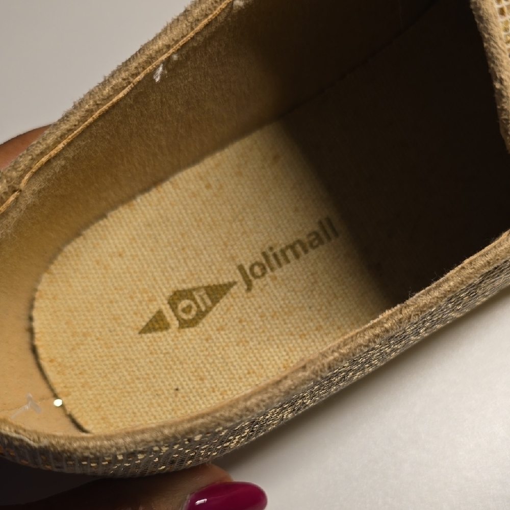Oli | Gold | Women's | Textured Slip-Ons | Size 11 | Like New - Picture 6 of 8
